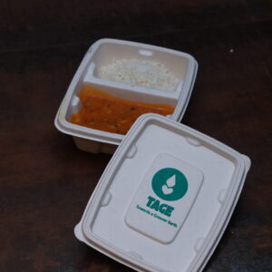 Rectangular Bagasse Container with Lid